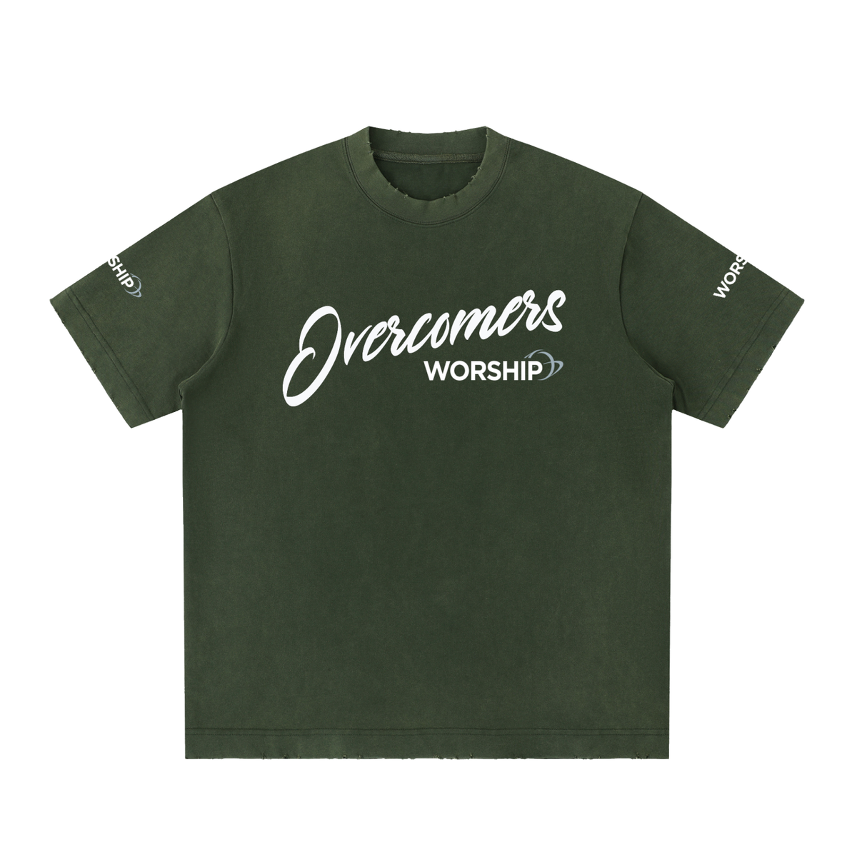 Heavyweight Vintage Washed Frayed T-Shirt