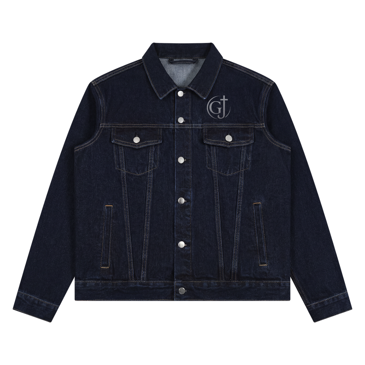 Unisex Vintage Wash Denim Jacket (GJ)
