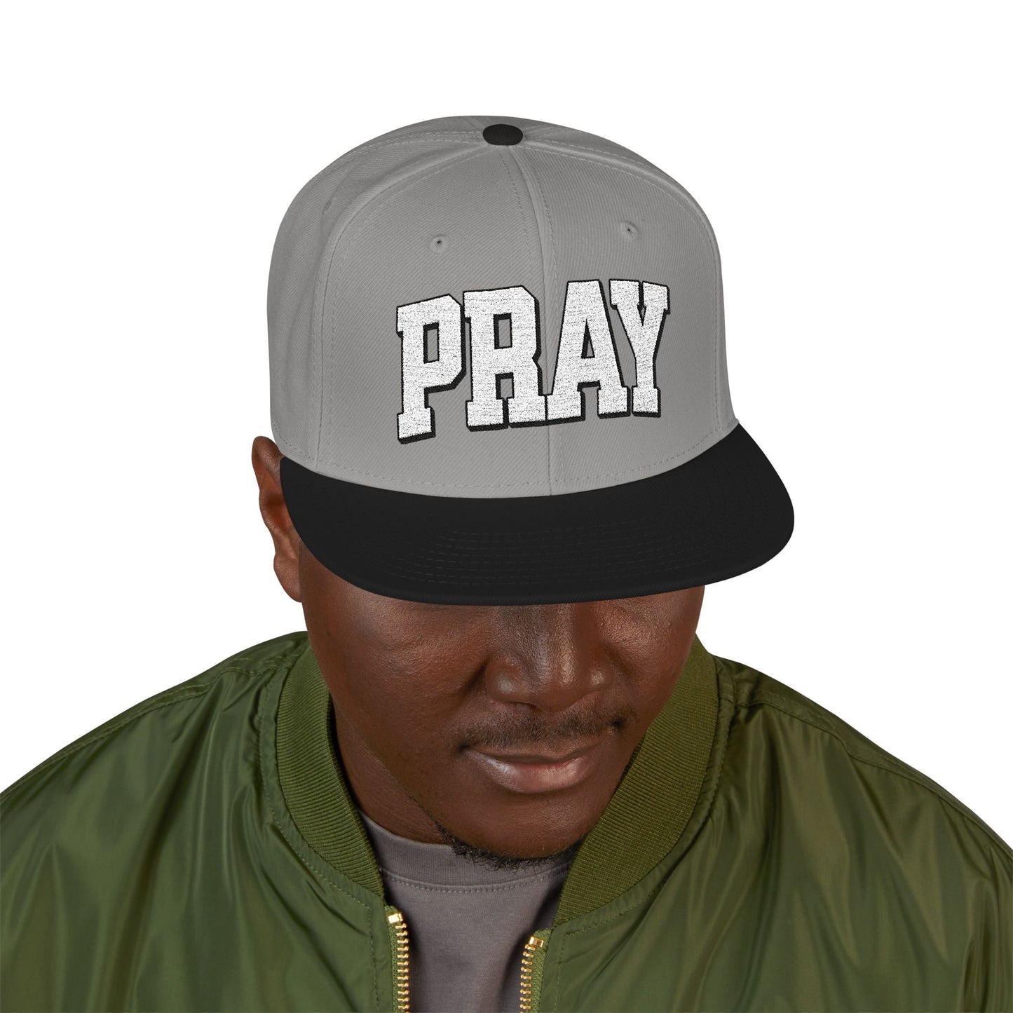 Embroidered PRAY Snapback