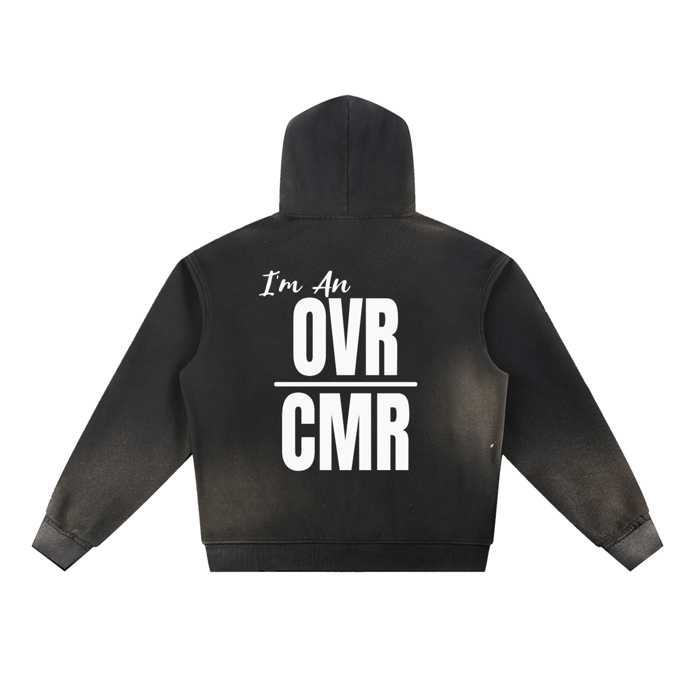 Overcomers Worship — Sun Fade Frayed Fleece Hoodie