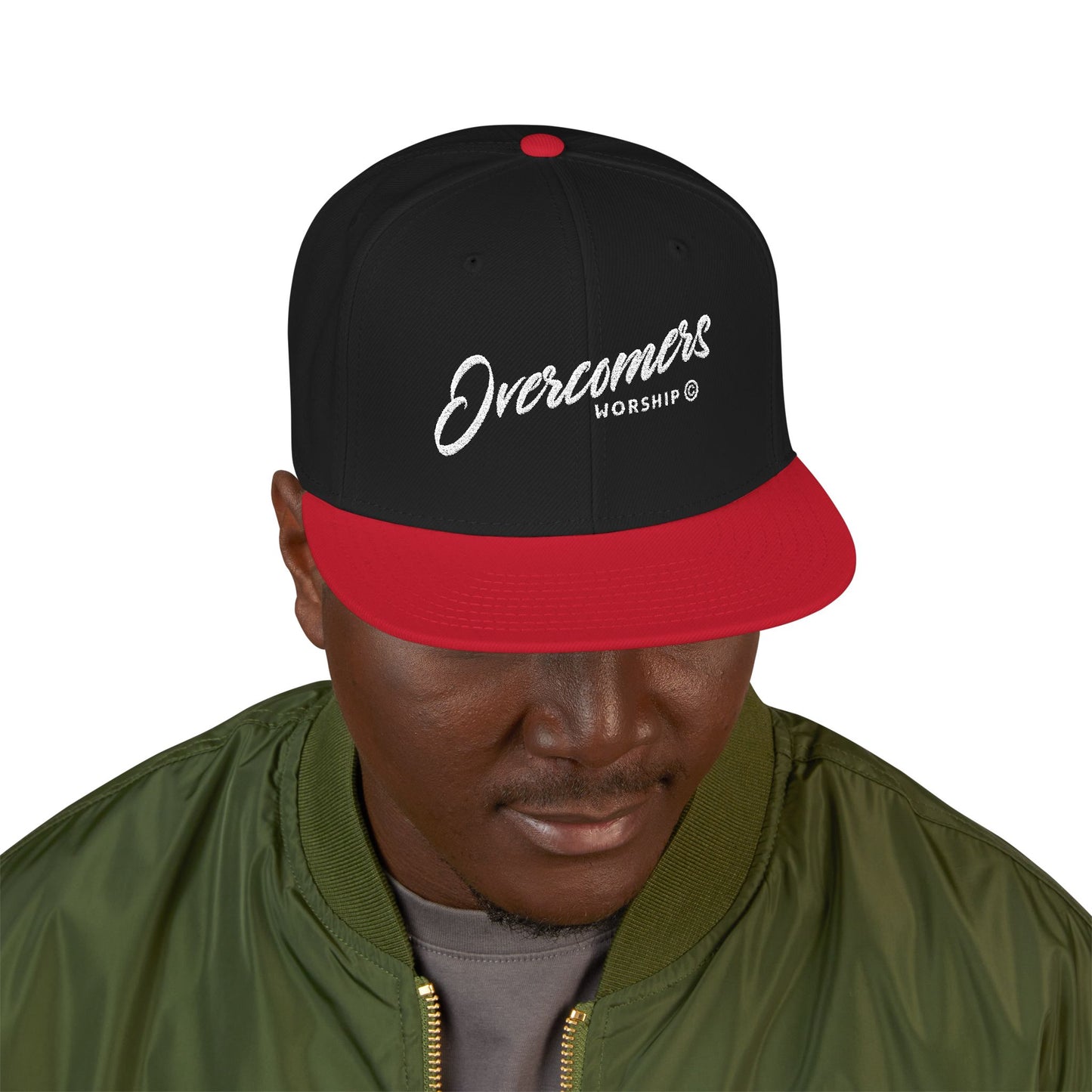 Embroidered 'Dreamers' Snapback Hat – Flat Brim Adjustable Cap