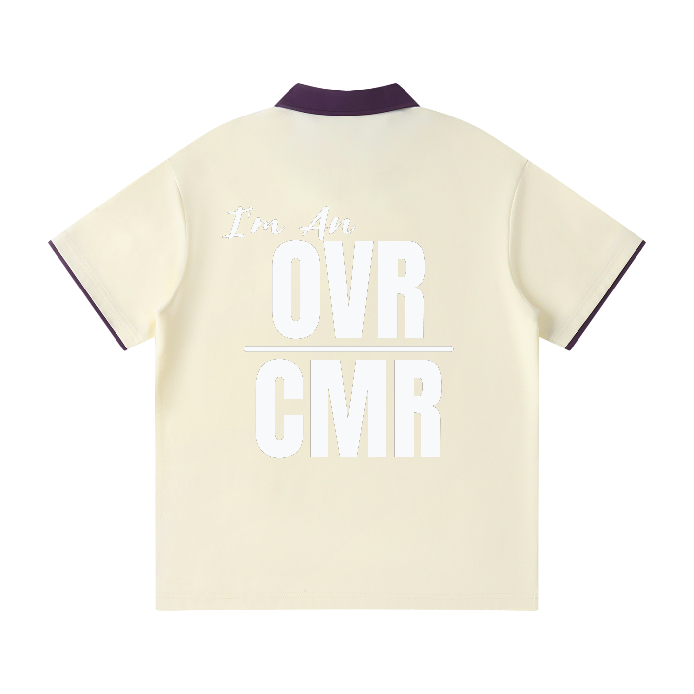 Overcomers Worship Contrast Collar Raglan Polo