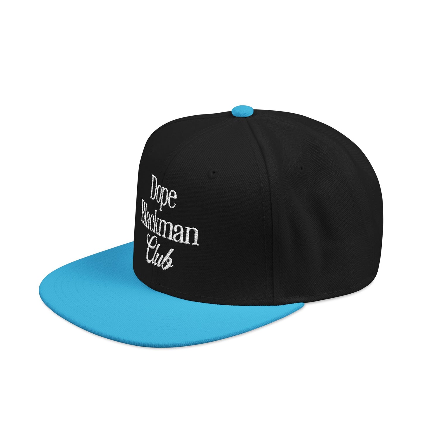 Snapback Hat — "Dope Blackman Club" Embroidered Streetwear Cap