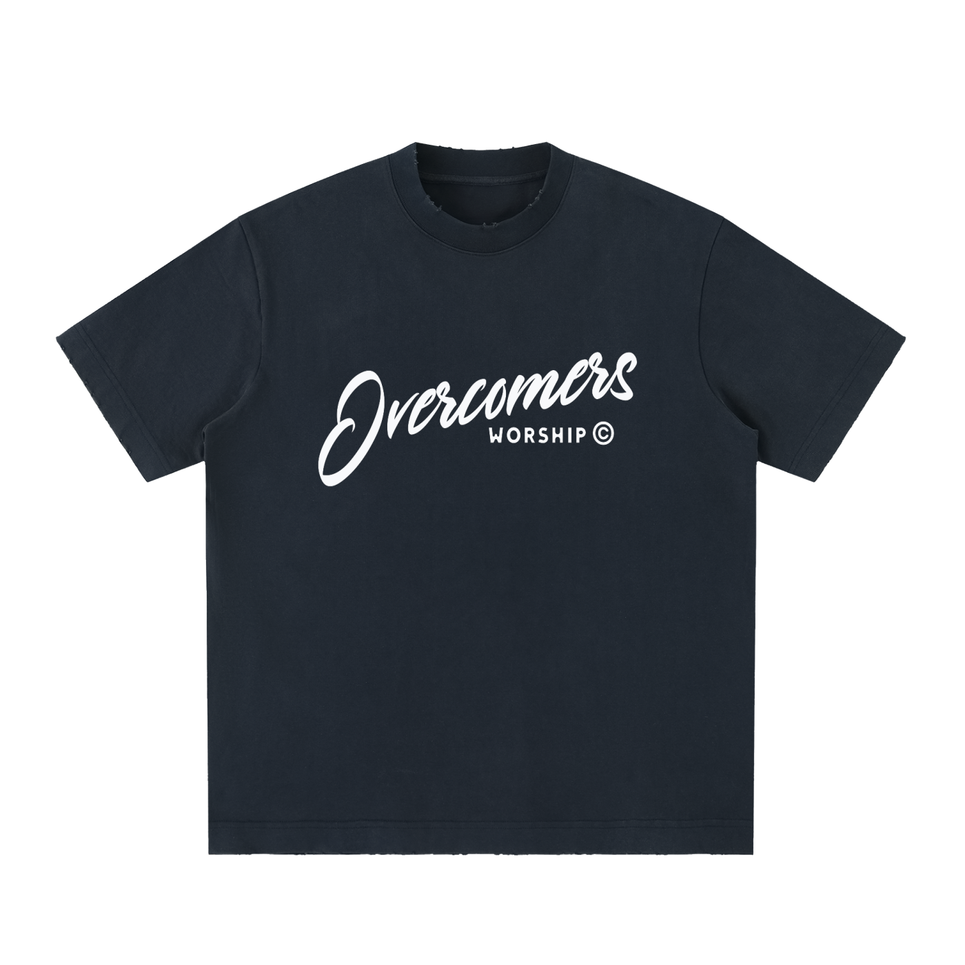 Overcomers Worship Team Tee – Heavyweight Frayed Edition