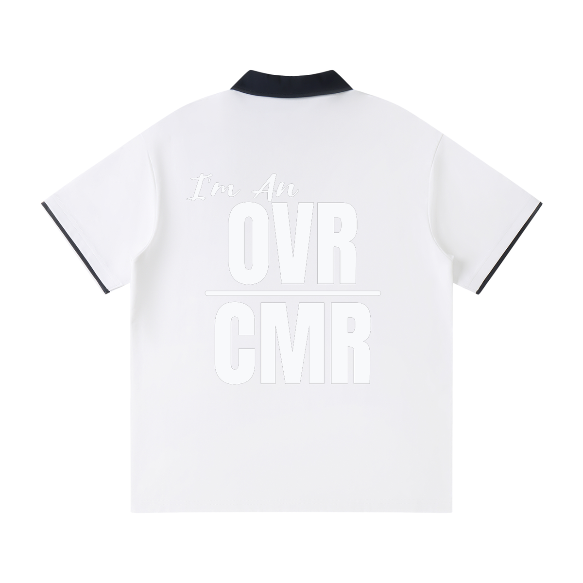 Overcomers Worship Contrast Collar Raglan Polo