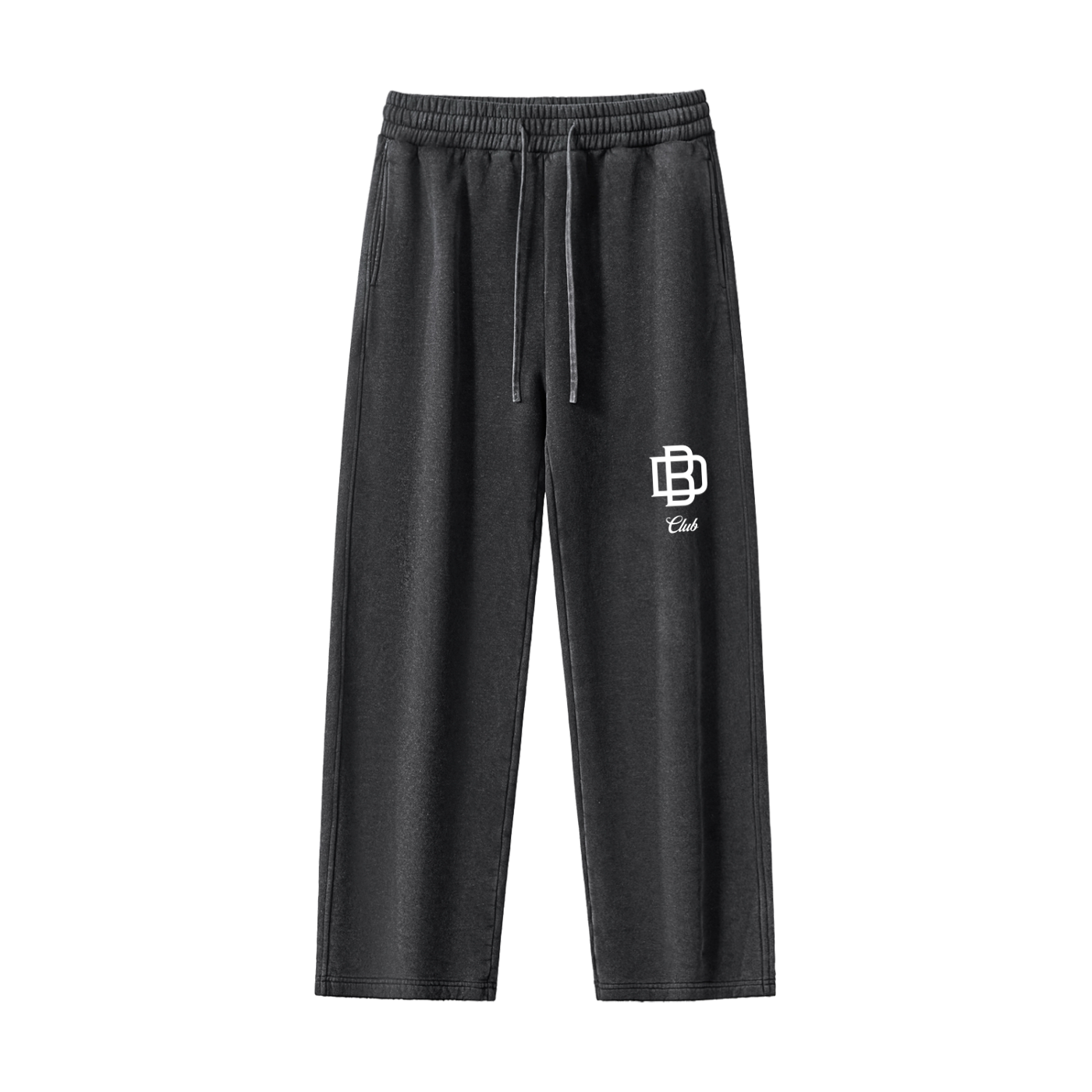 Frayed Enzyme Washed Fleece Sweatpants