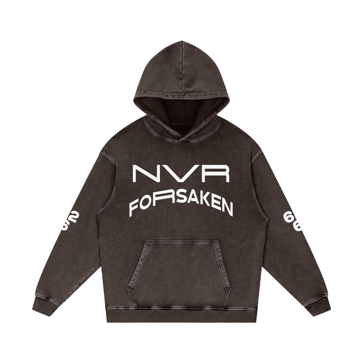 Snow Washed Loose Cotton Hoodie