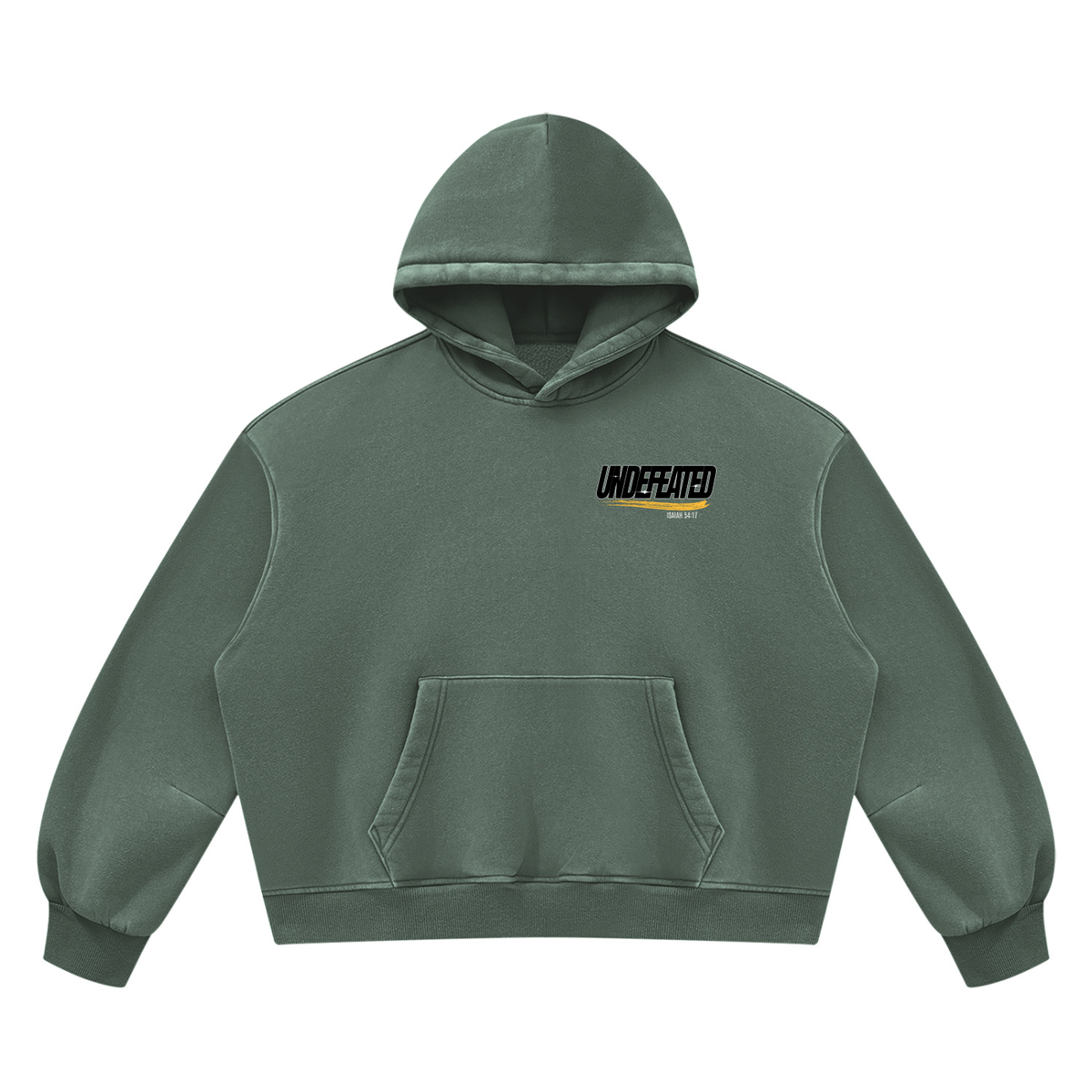 Unisex Vintage Wash Boxy Fleece Hoodie