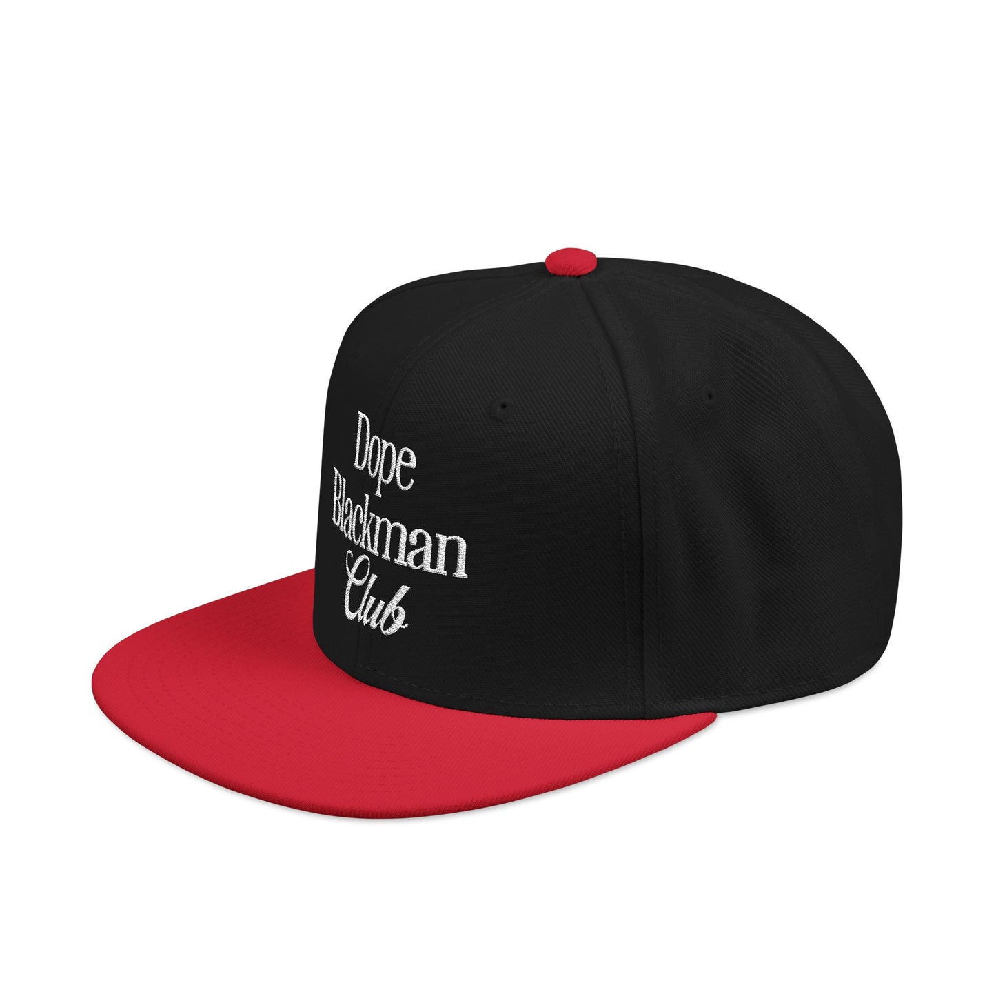 Snapback Hat — "Dope Blackman Club" Embroidered Streetwear Cap