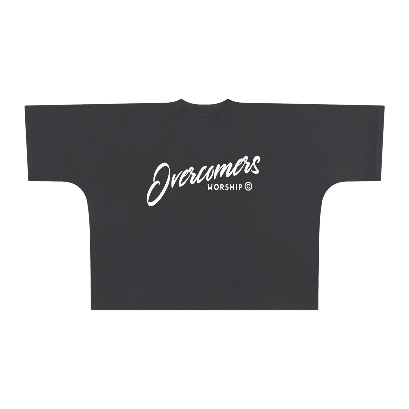 Overcomers Worship Oversized Boxy Tee