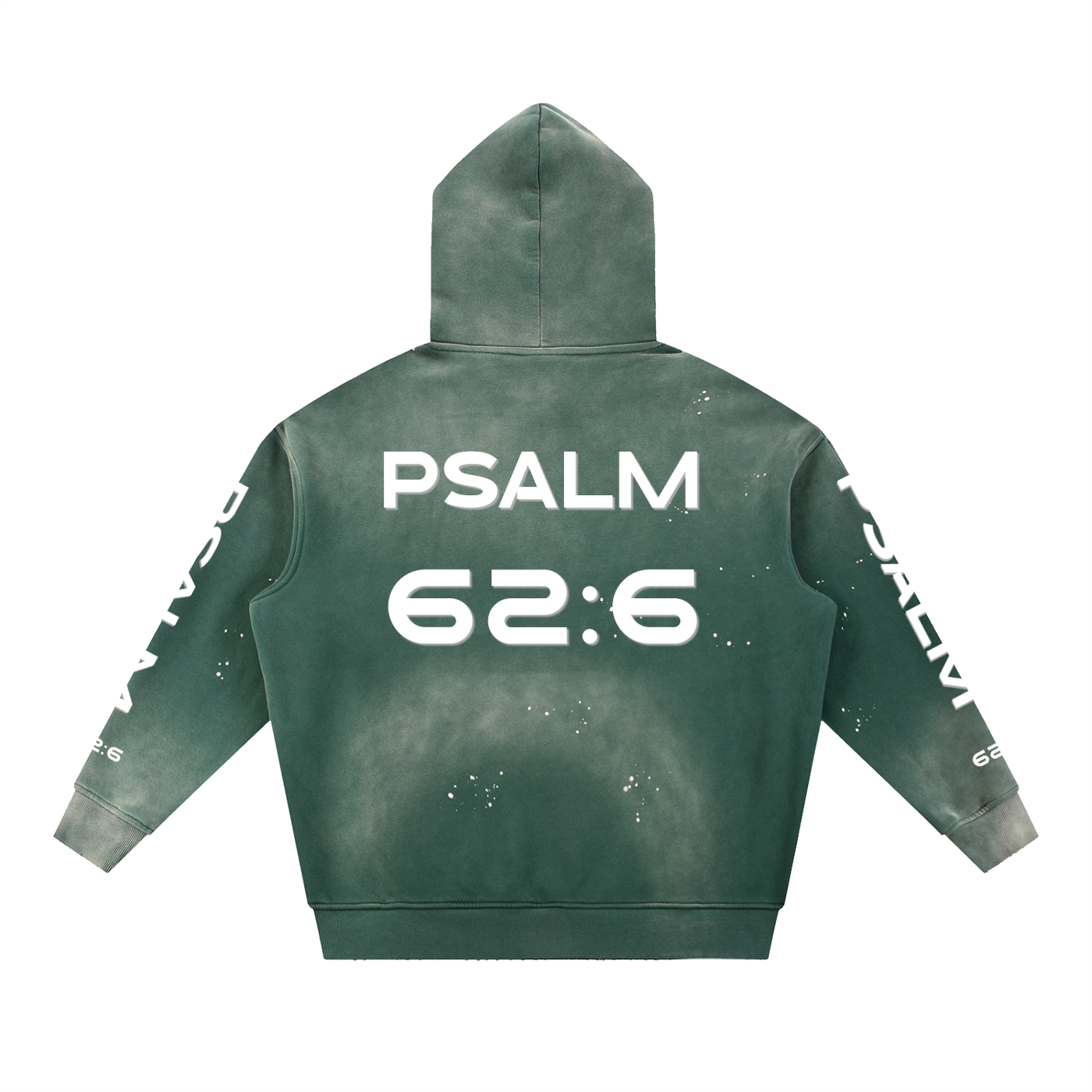 Vintage Washed Frayed Fleece Hoodie