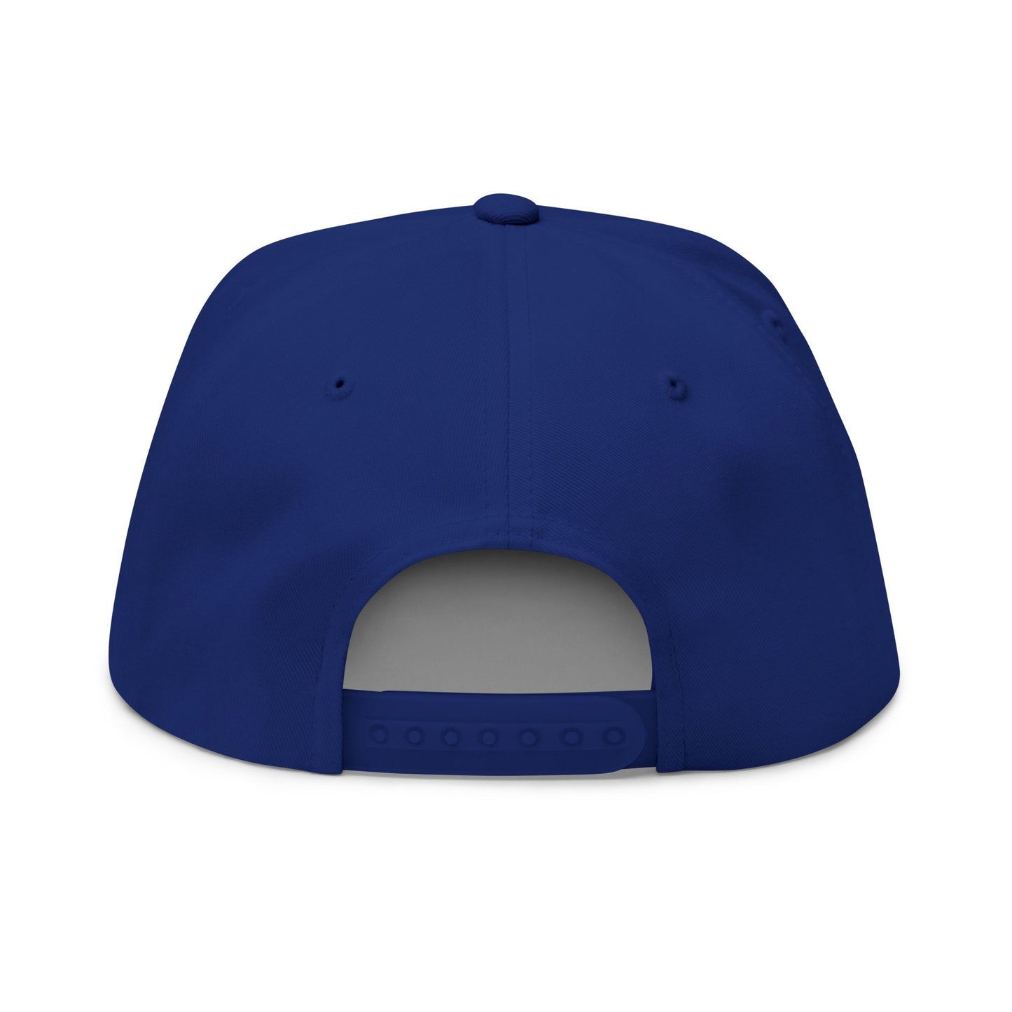 MS Embroidered Gold Monogram Flat Bill Cap