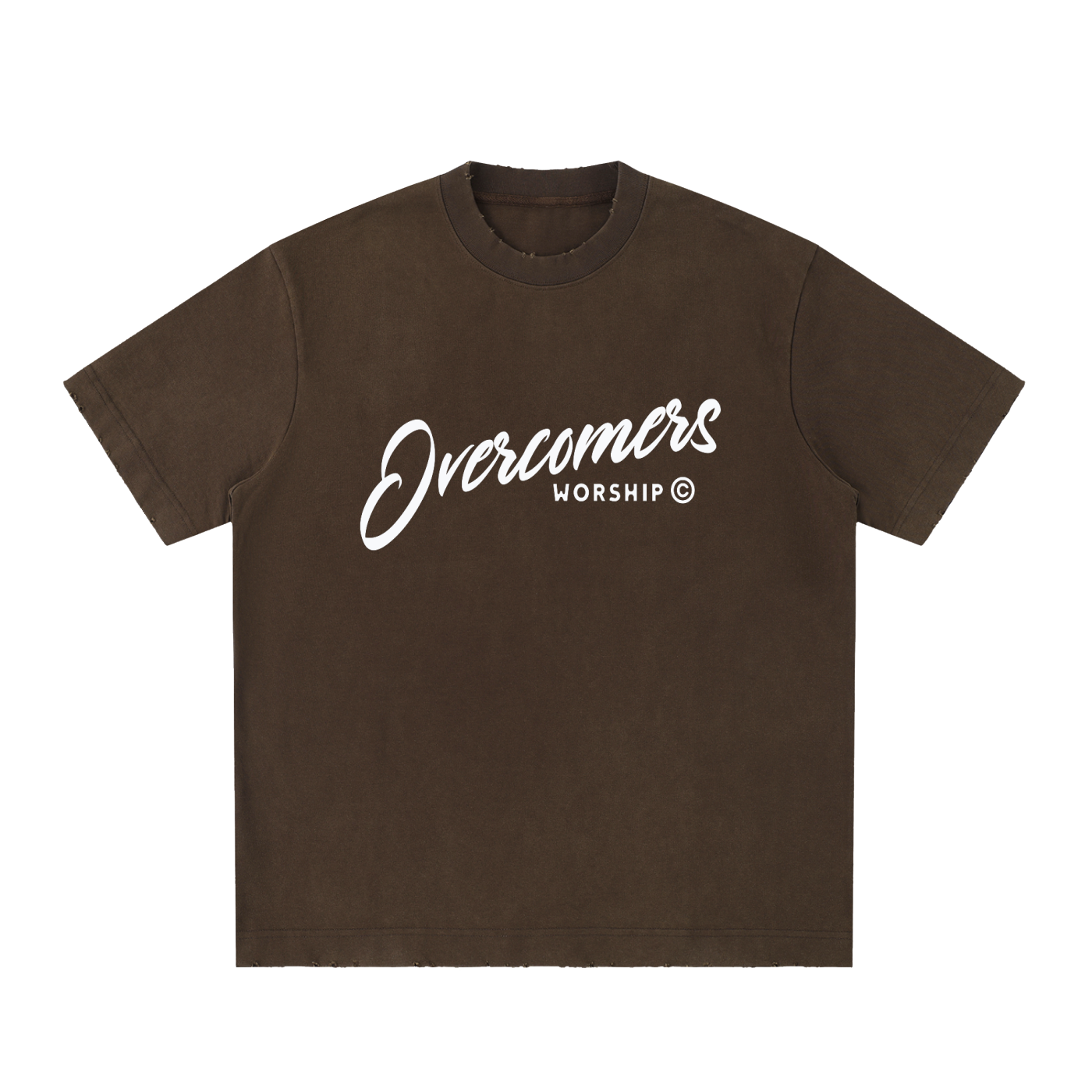 Overcomers Worship Team Tee – Heavyweight Frayed Edition