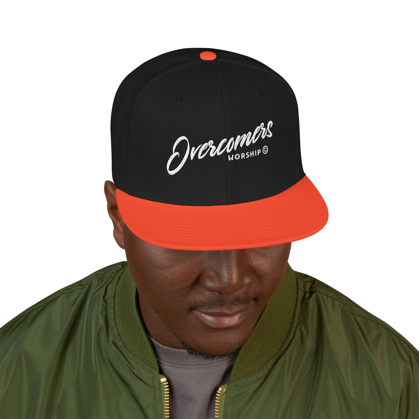 Embroidered 'Dreamers' Snapback Hat – Flat Brim Adjustable Cap