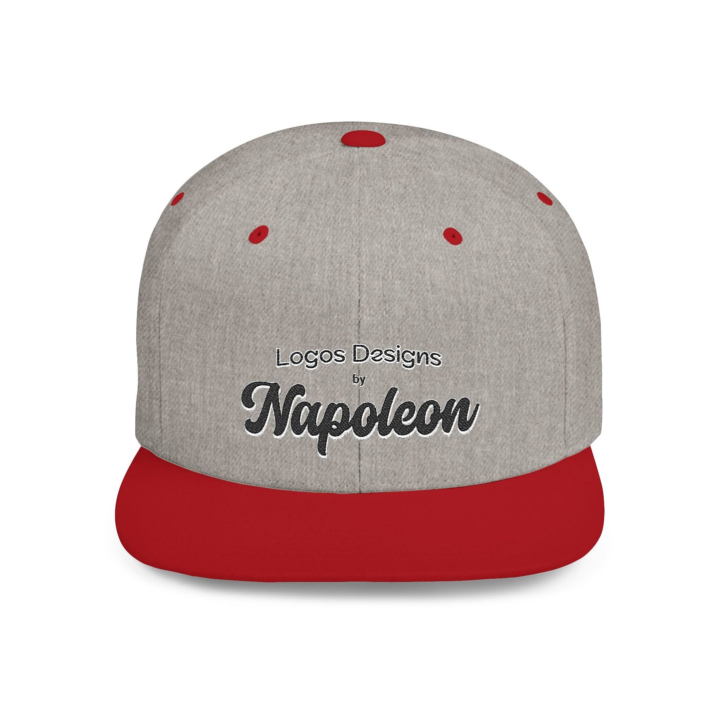 Napoleon Logo Flat Bill Snapback Hat