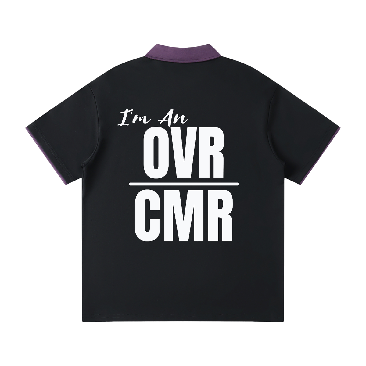 Overcomers Worship Contrast Collar Raglan Polo