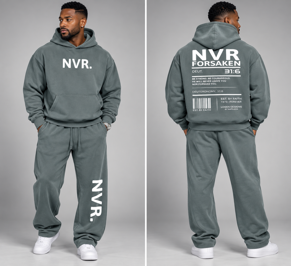 NVR Forsaken Vintage Wash Sweatsuit