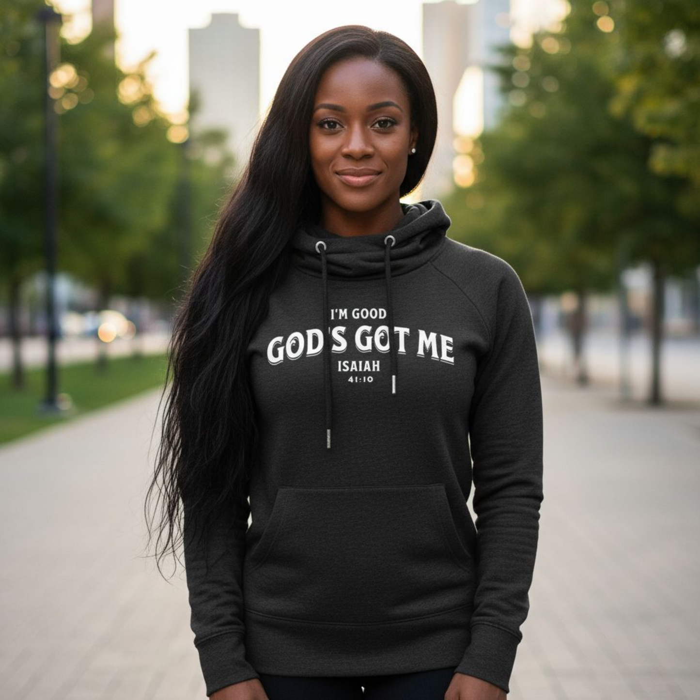LOGOS Designs "I'm Good, God's Got Me" Women's Hoodie