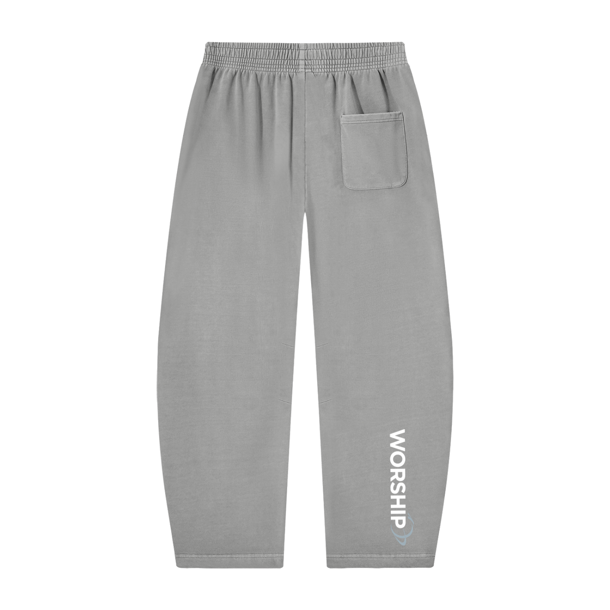Overcomers Worship Vintage Washed Barrel Leg Sweatpants