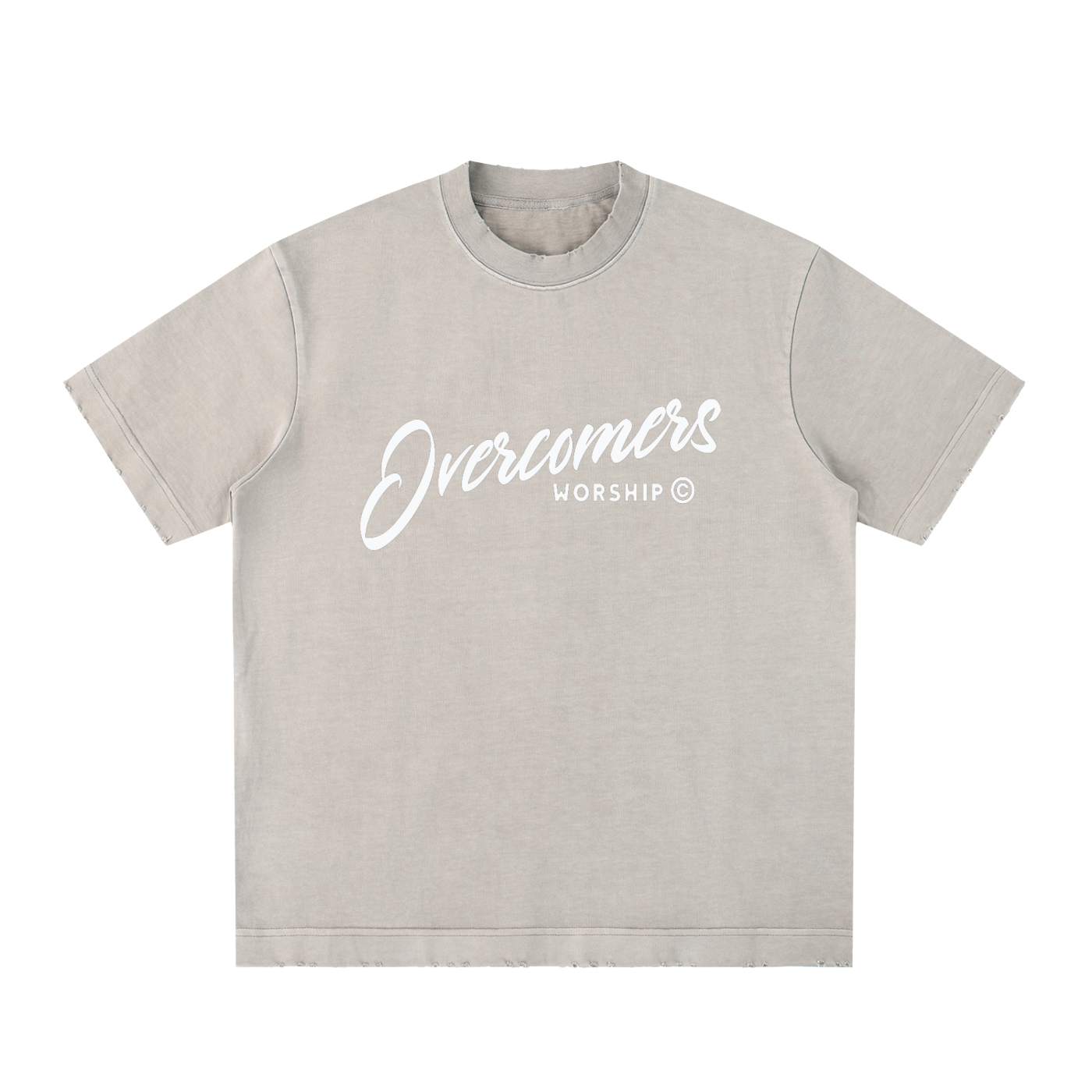 Overcomers Worship Team Tee – Heavyweight Frayed Edition
