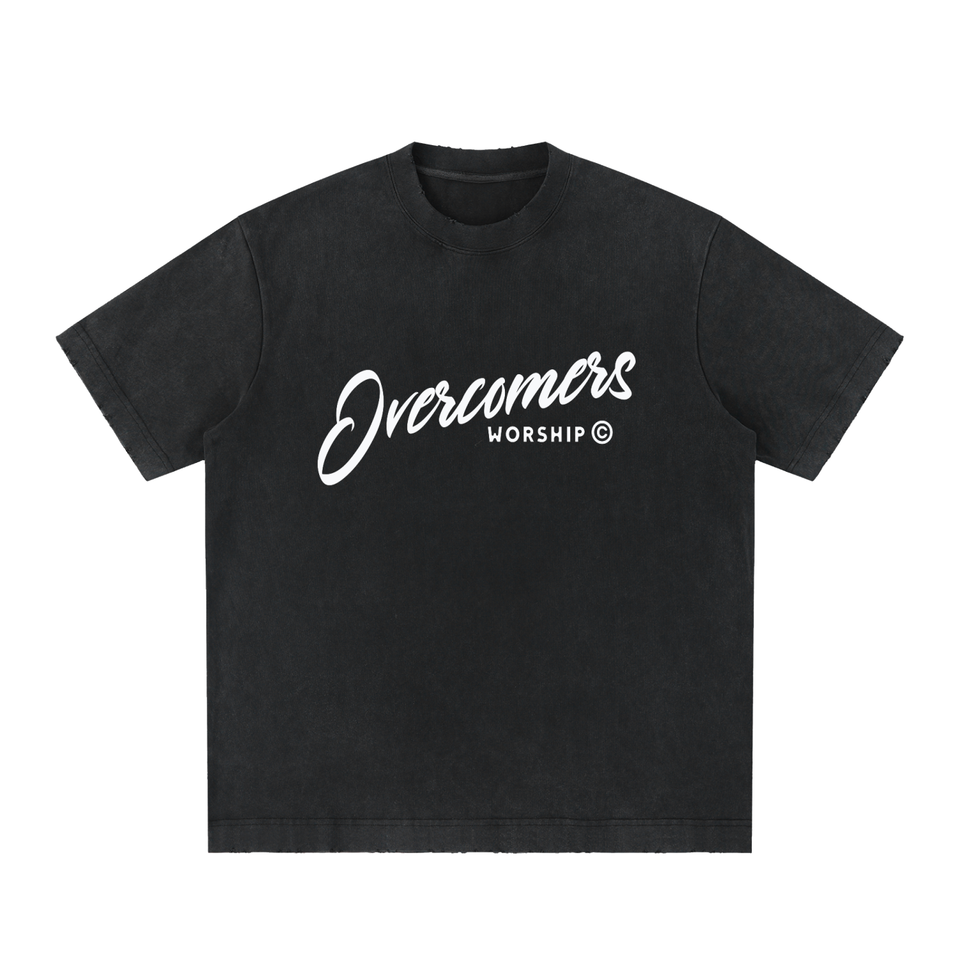 Overcomers Worship Team Tee – Heavyweight Frayed Edition