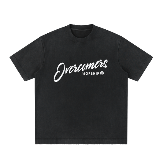 Overcomers Worship Team Tee – Heavyweight Frayed Edition