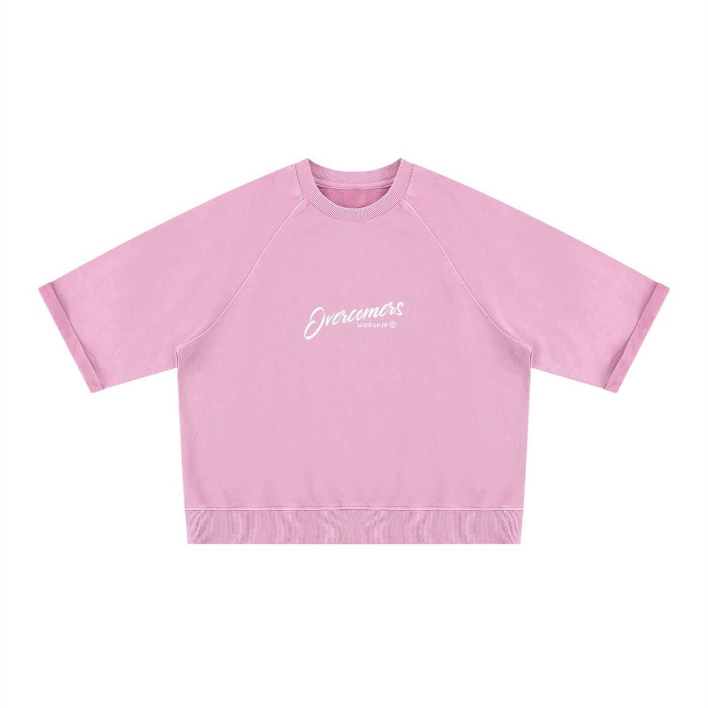Overcomers Worship Vintage Wash Boxy Tee