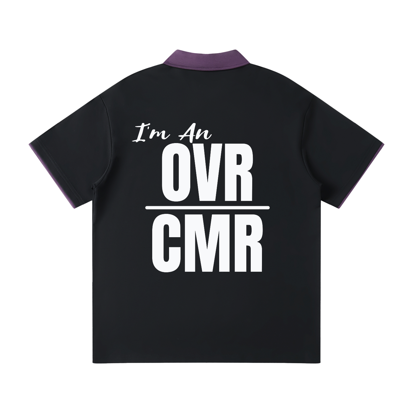 Overcomers Worship Contrast Collar Raglan Polo