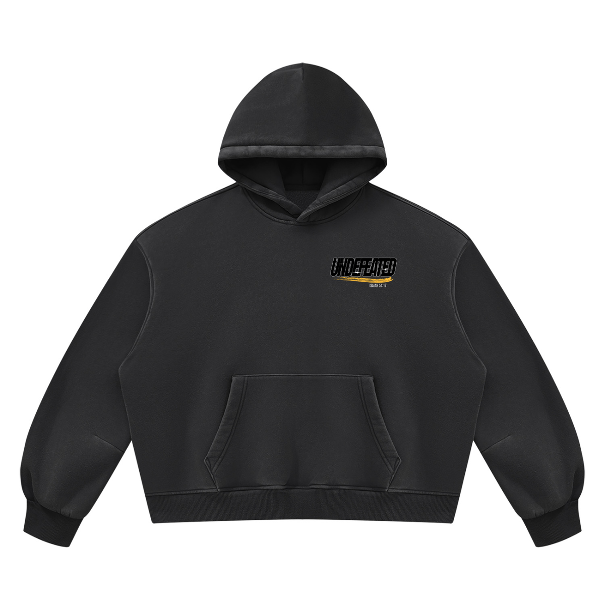 Unisex Vintage Wash Boxy Fleece Hoodie