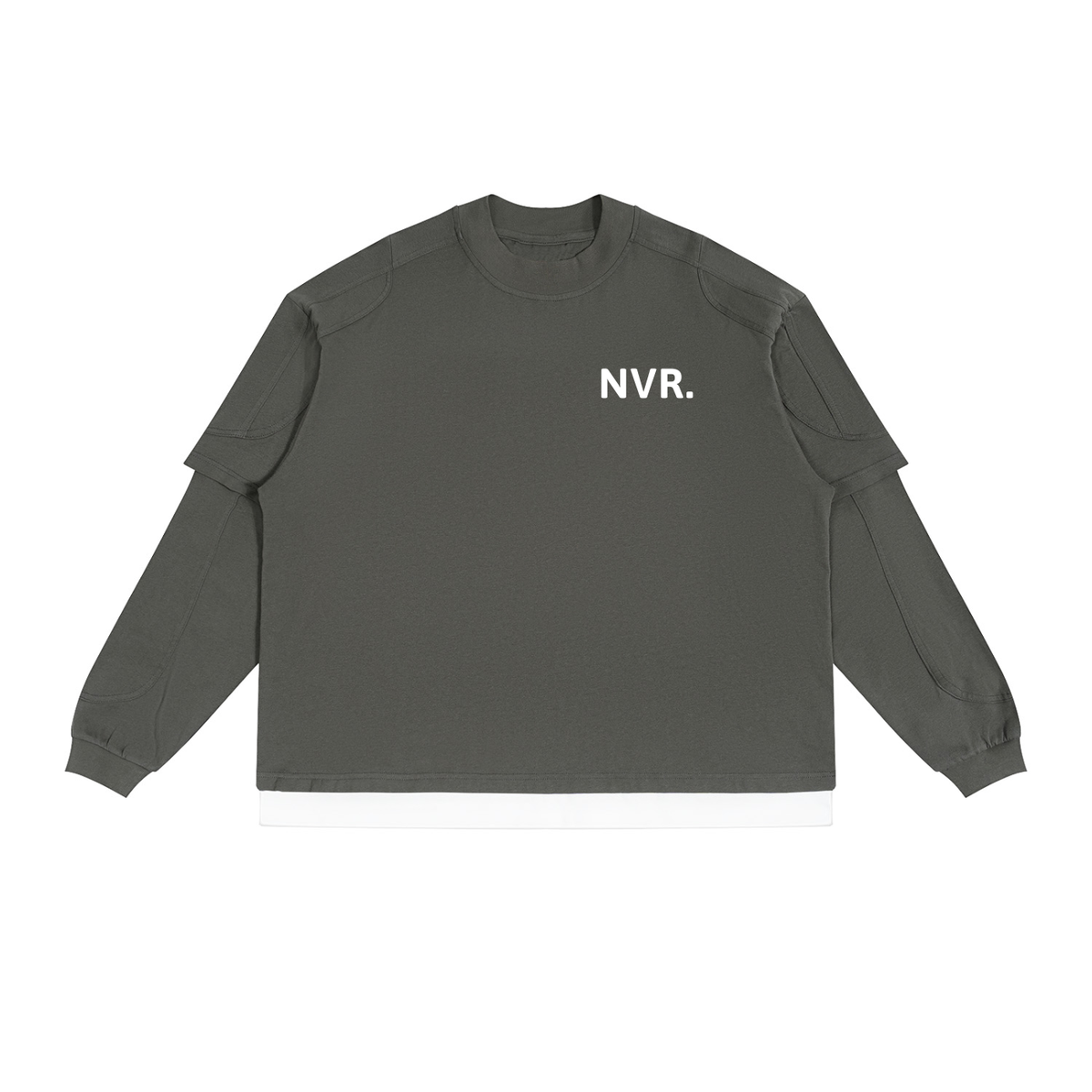 Unisex Paneled Layer Color Block T-Shirt