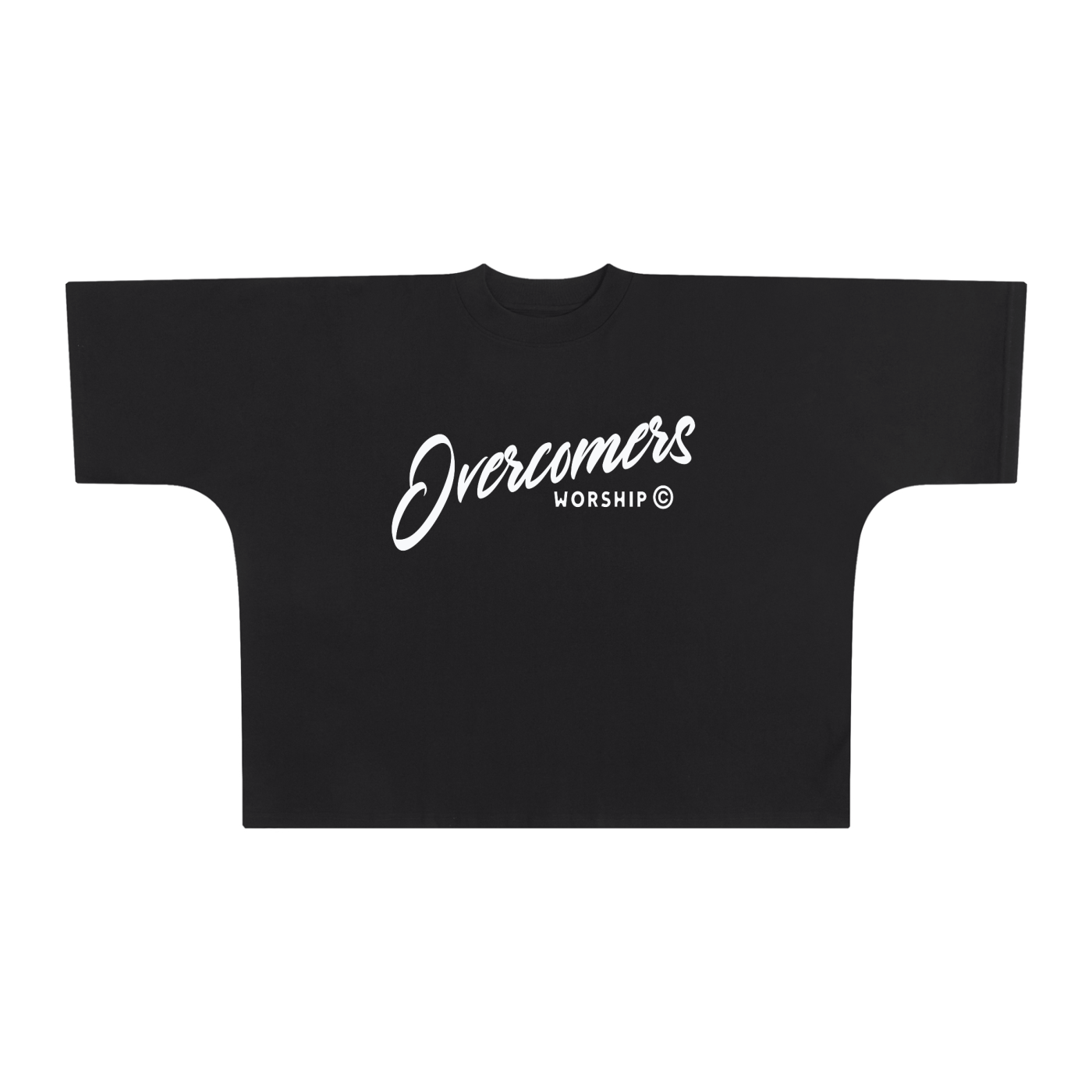 Overcomers Worship Oversized Boxy Tee