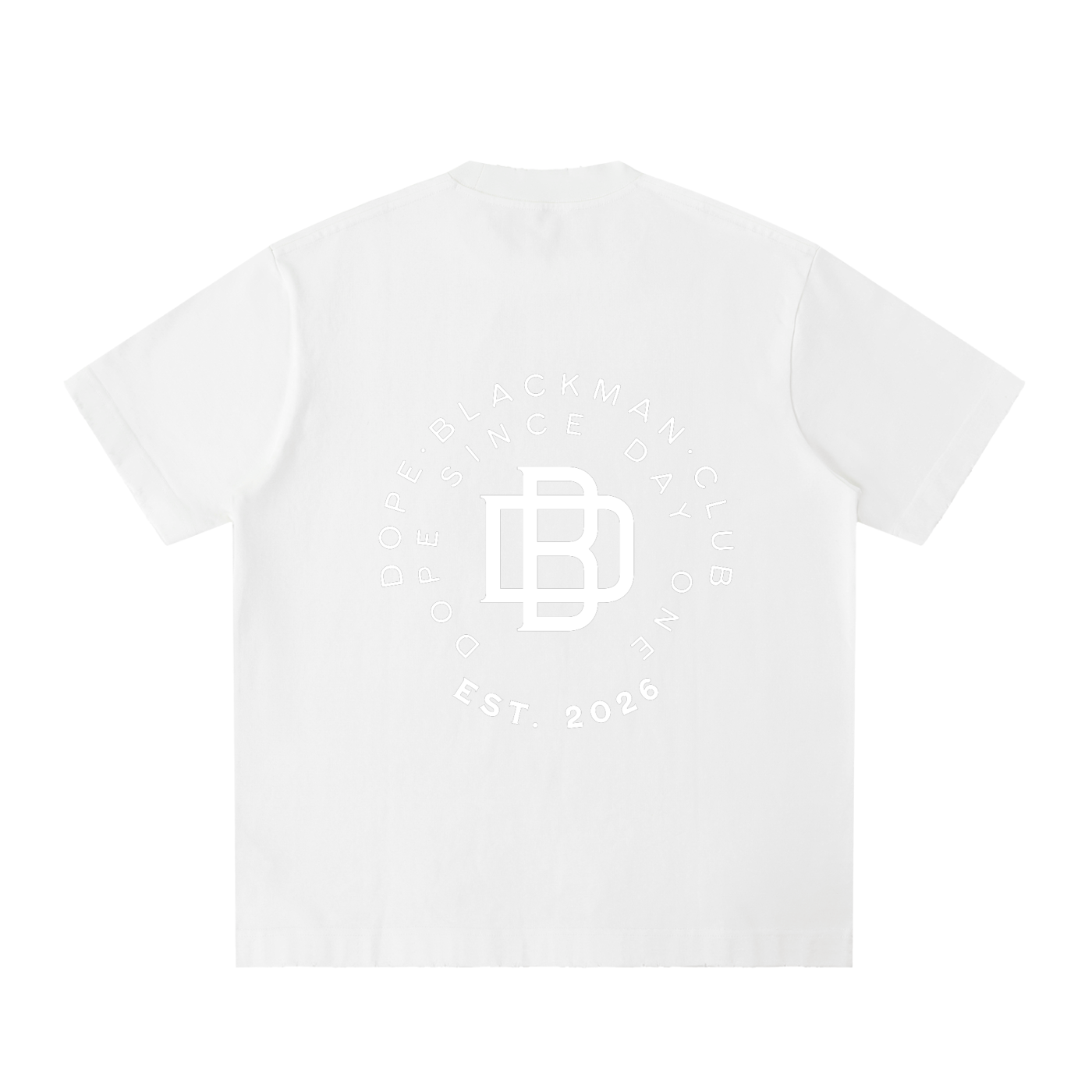 Dope Blackman Club Vintage Washed Frayed T-Shirt