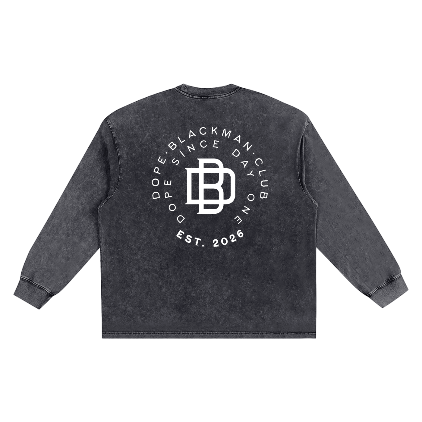 Snow Washed Dope Blackman Club T-Shirt