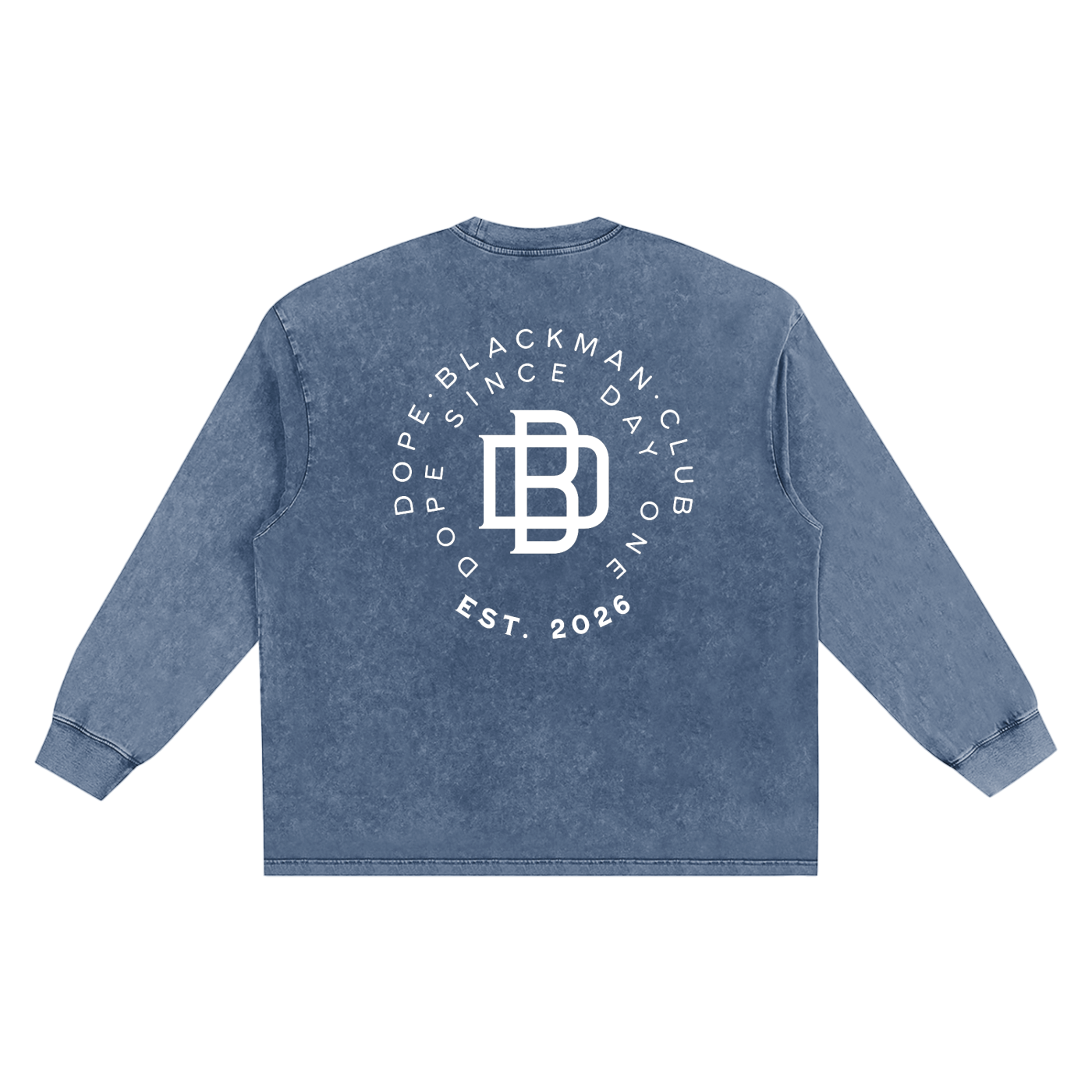 Snow Washed Dope Blackman Club T-Shirt