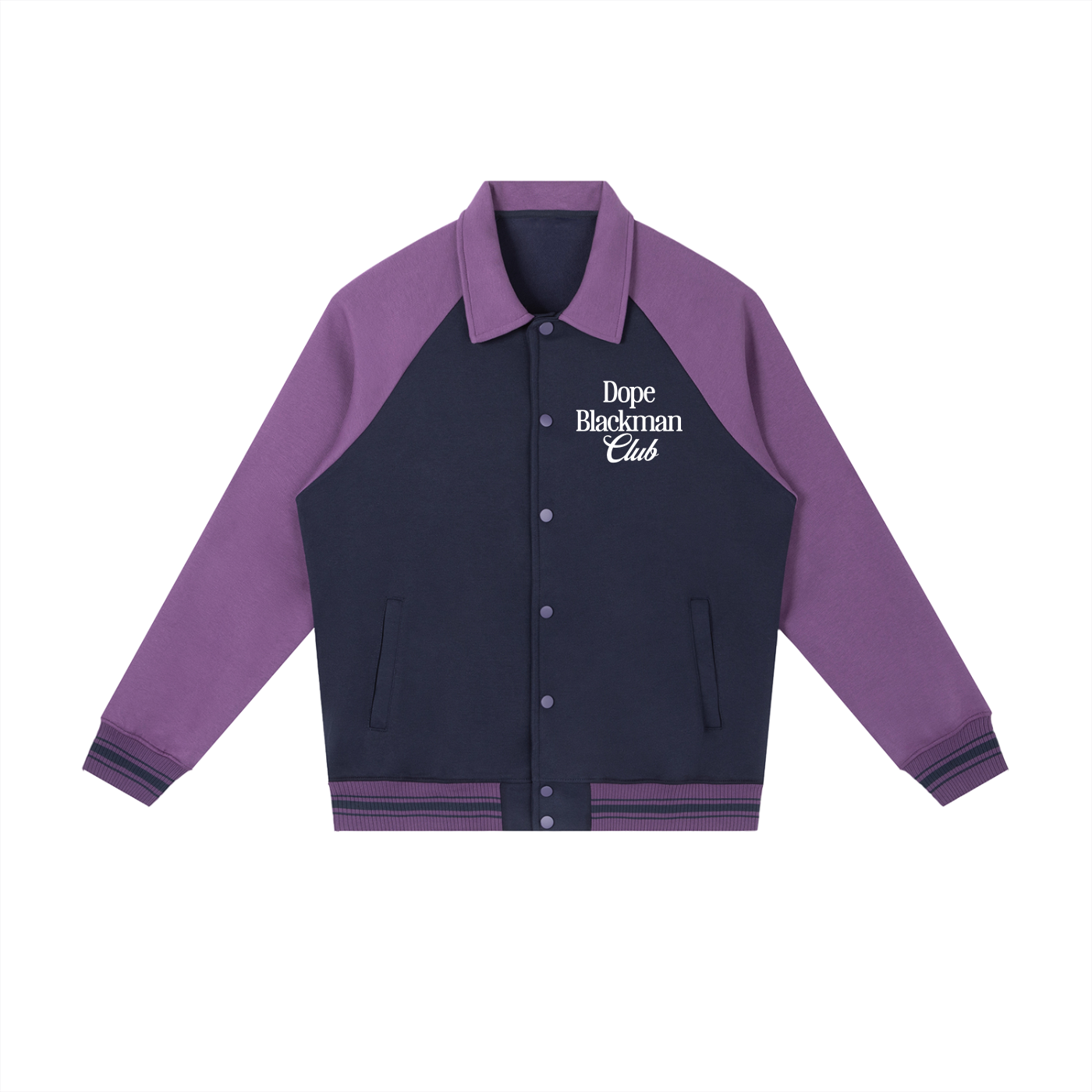 Dope Blackman Club Premium Baseball Jacket