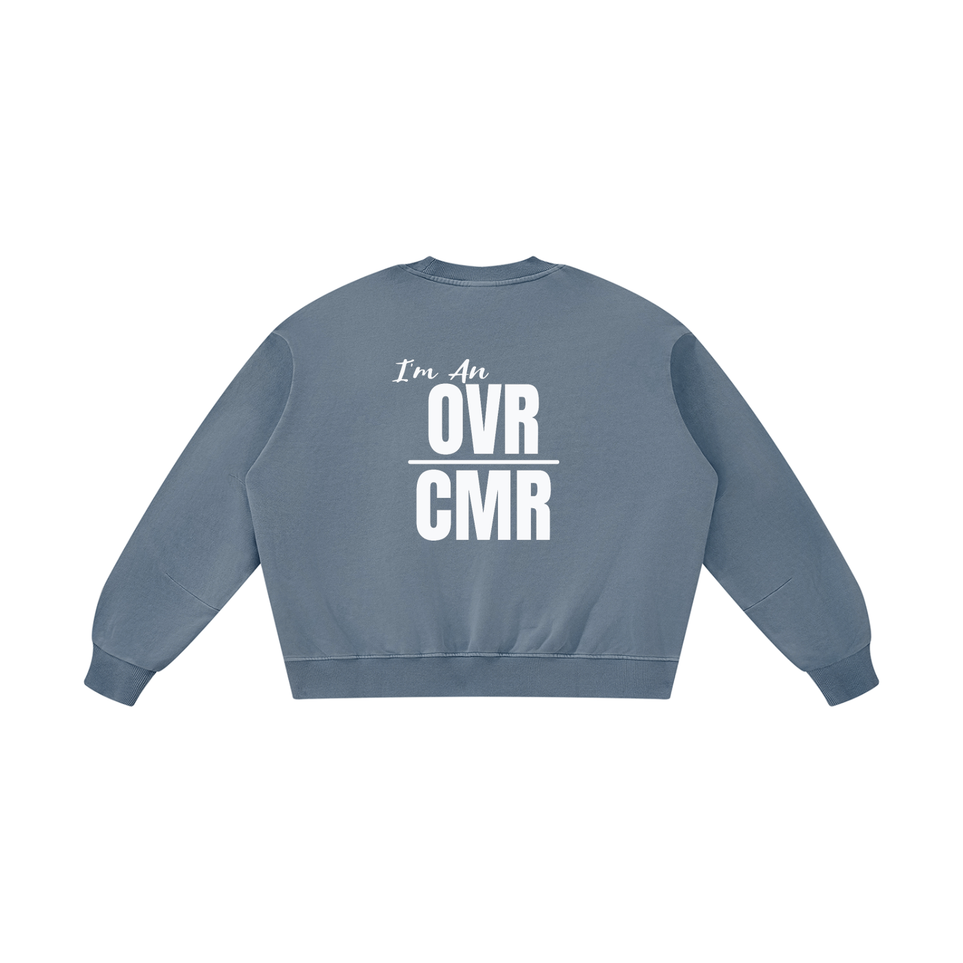 Overcomers Worship Vintage Washed Boxy Sweatshirt