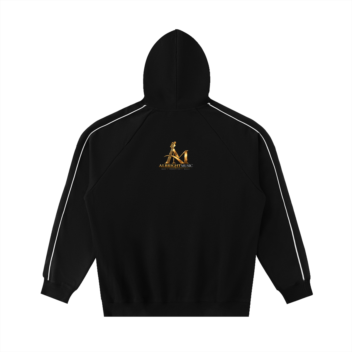 Contrast Piping Raglan Hoodie (AM)