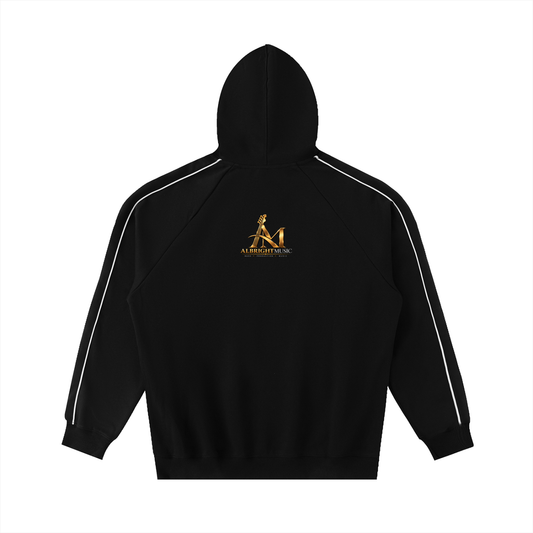 Contrast Piping Raglan Hoodie (AM)