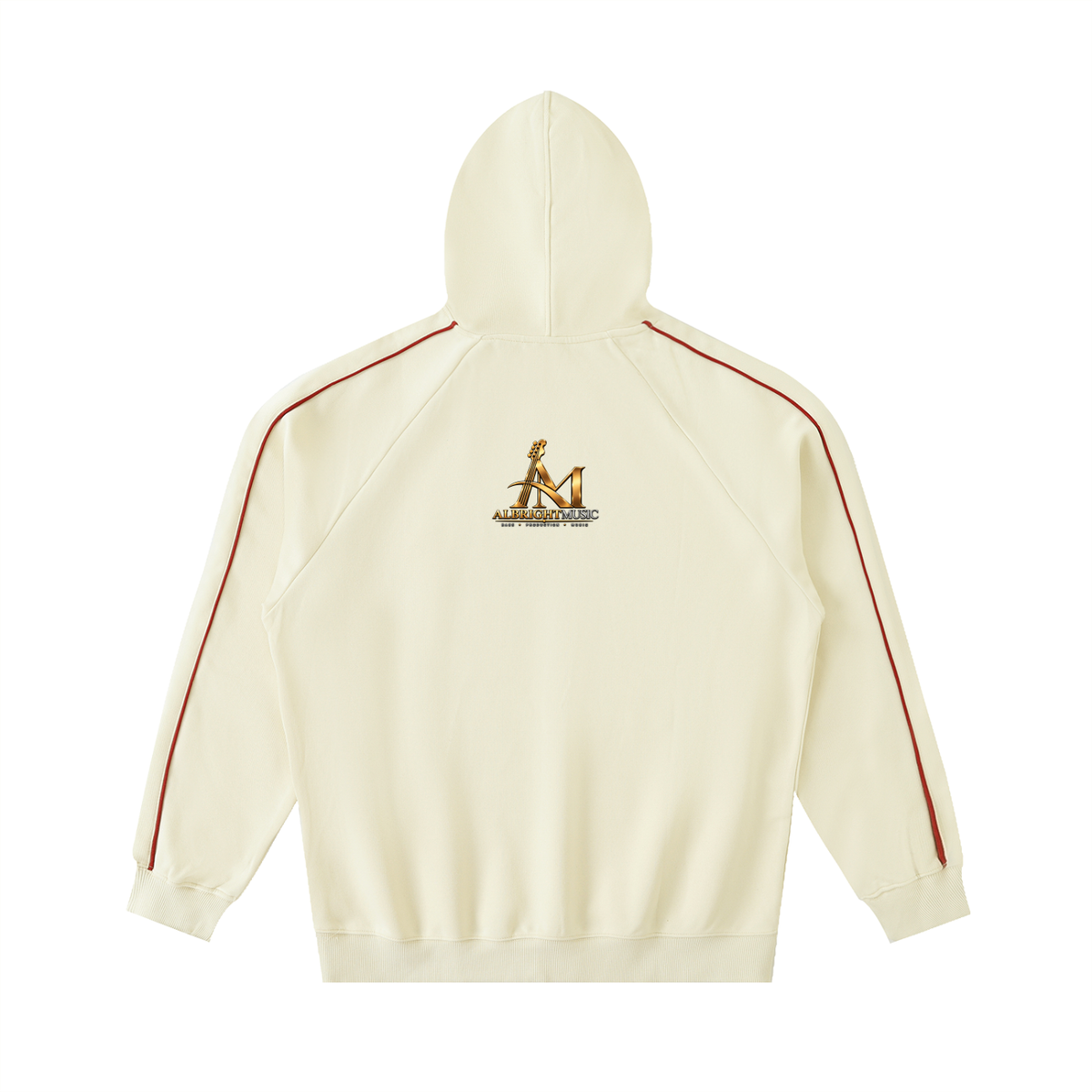 Contrast Piping Raglan Hoodie (AM)