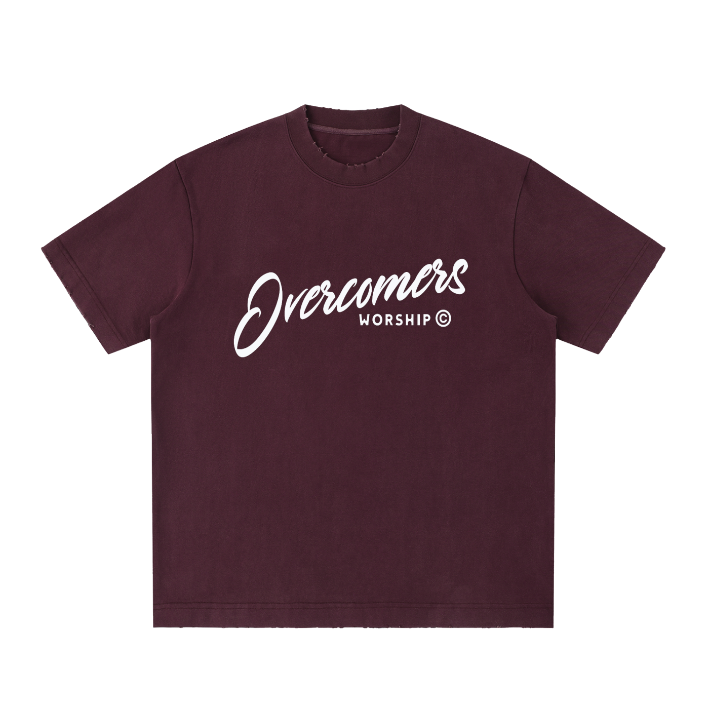 Overcomers Worship Team Tee – Heavyweight Frayed Edition