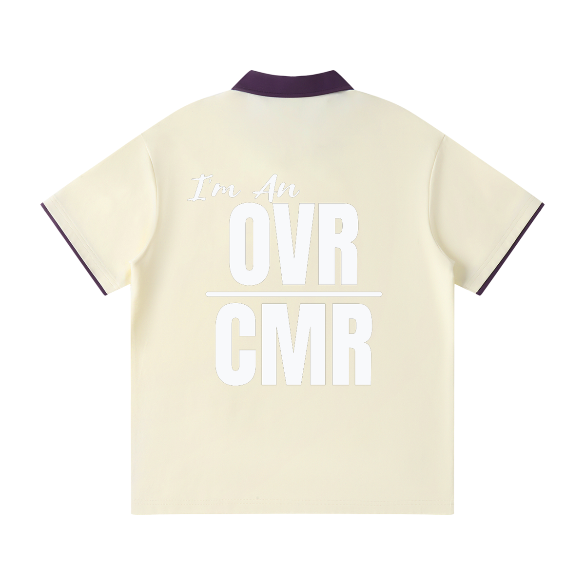 Overcomers Worship Contrast Collar Raglan Polo