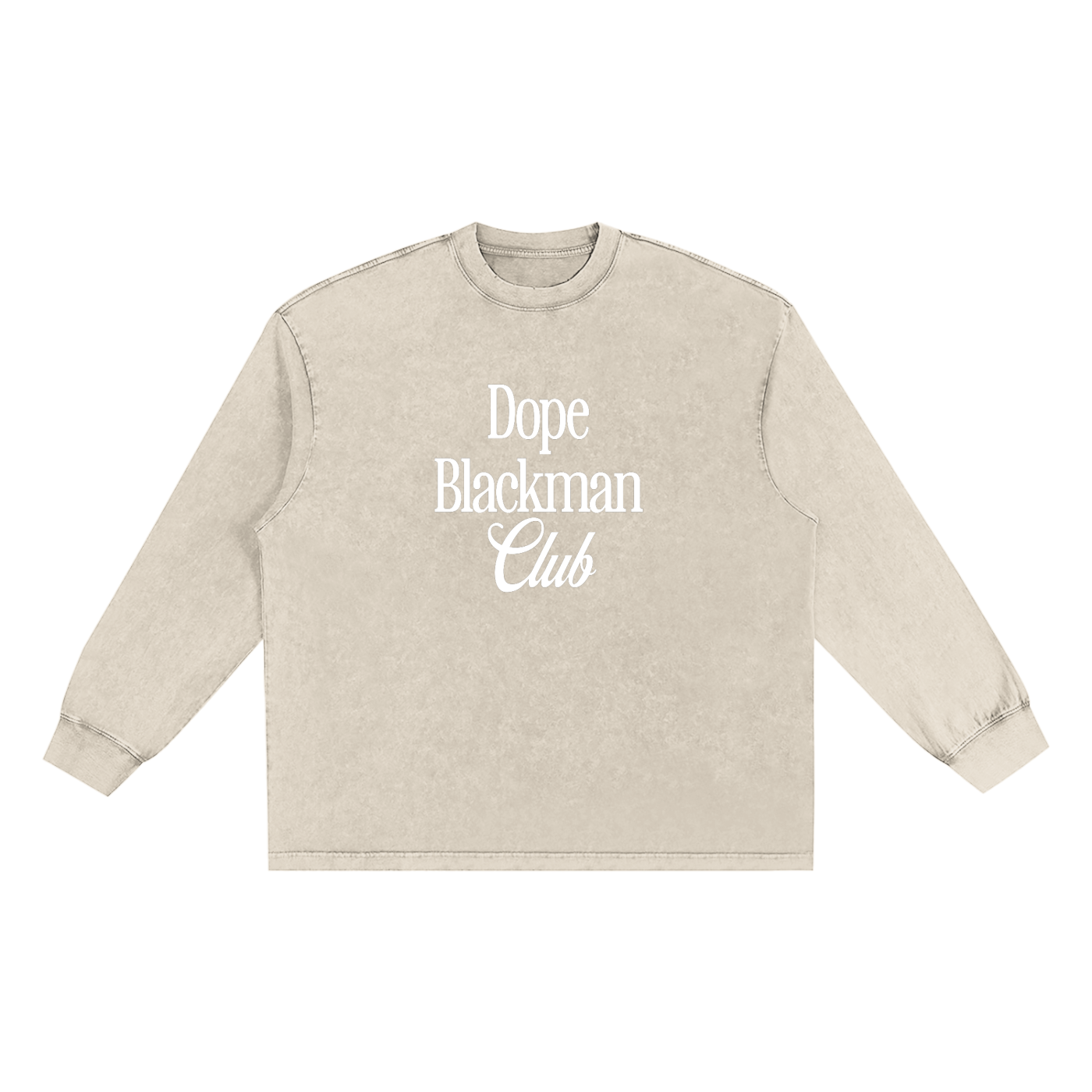 Snow Washed Dope Blackman Club T-Shirt