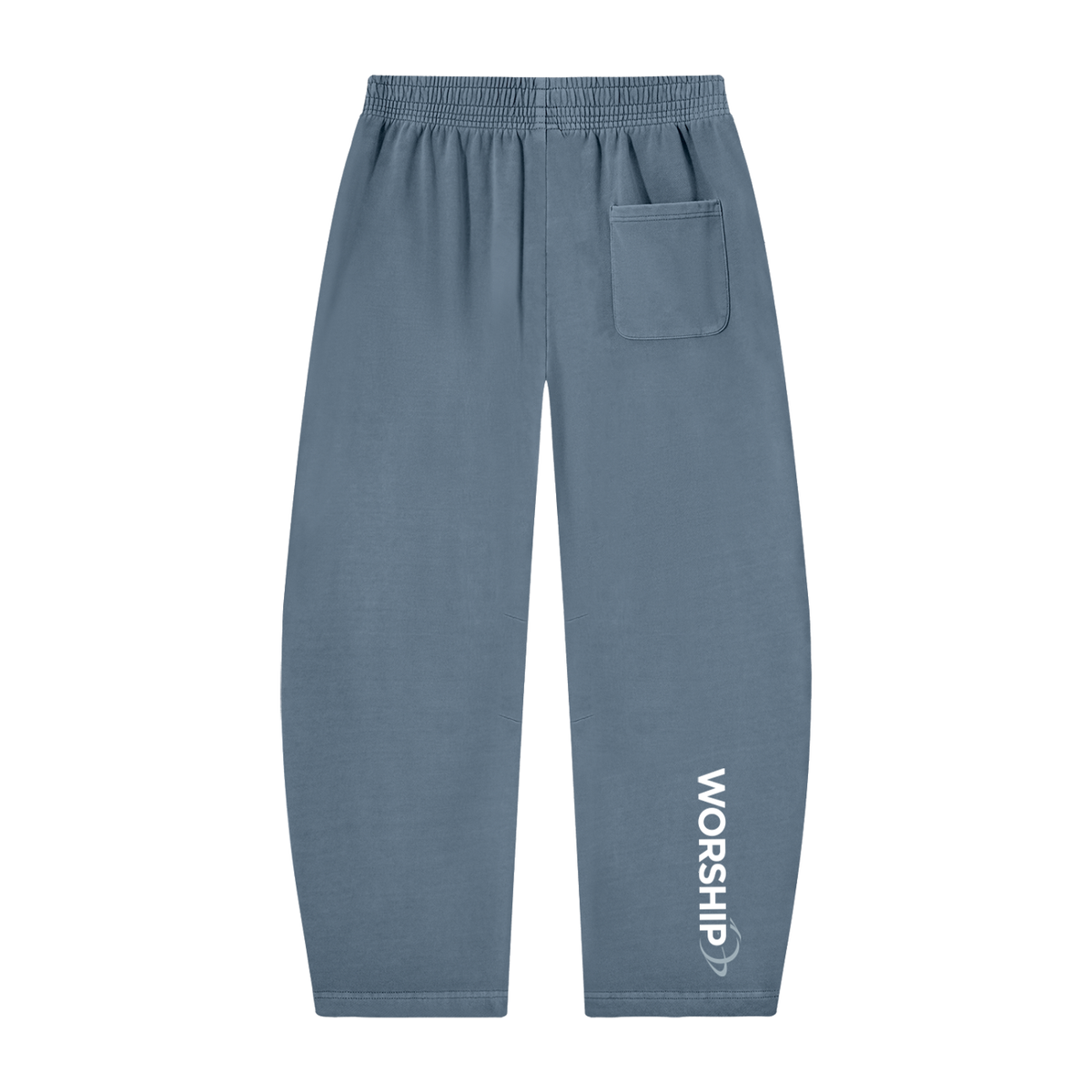 Overcomers Worship Vintage Washed Barrel Leg Sweatpants