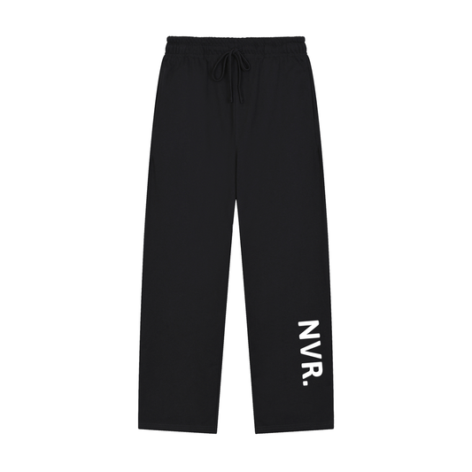 Solid Color Straight-Leg Sweatpants (NVR FORSAKEN)