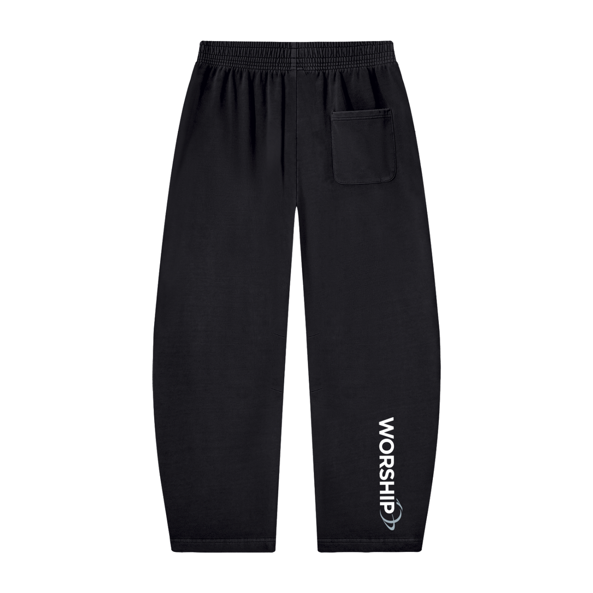 Overcomers Worship Vintage Washed Barrel Leg Sweatpants