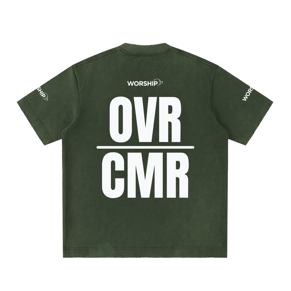 Heavyweight Vintage Washed Frayed T-Shirt