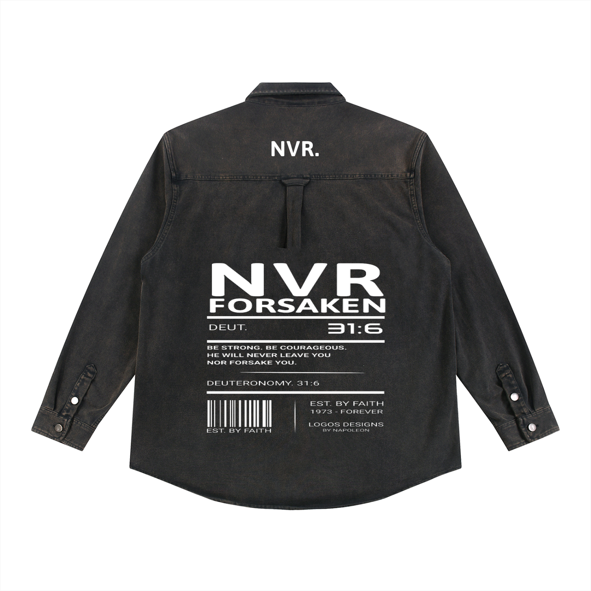 NVR Forsaken Denim Vintage Washed Heavyweight Jacket