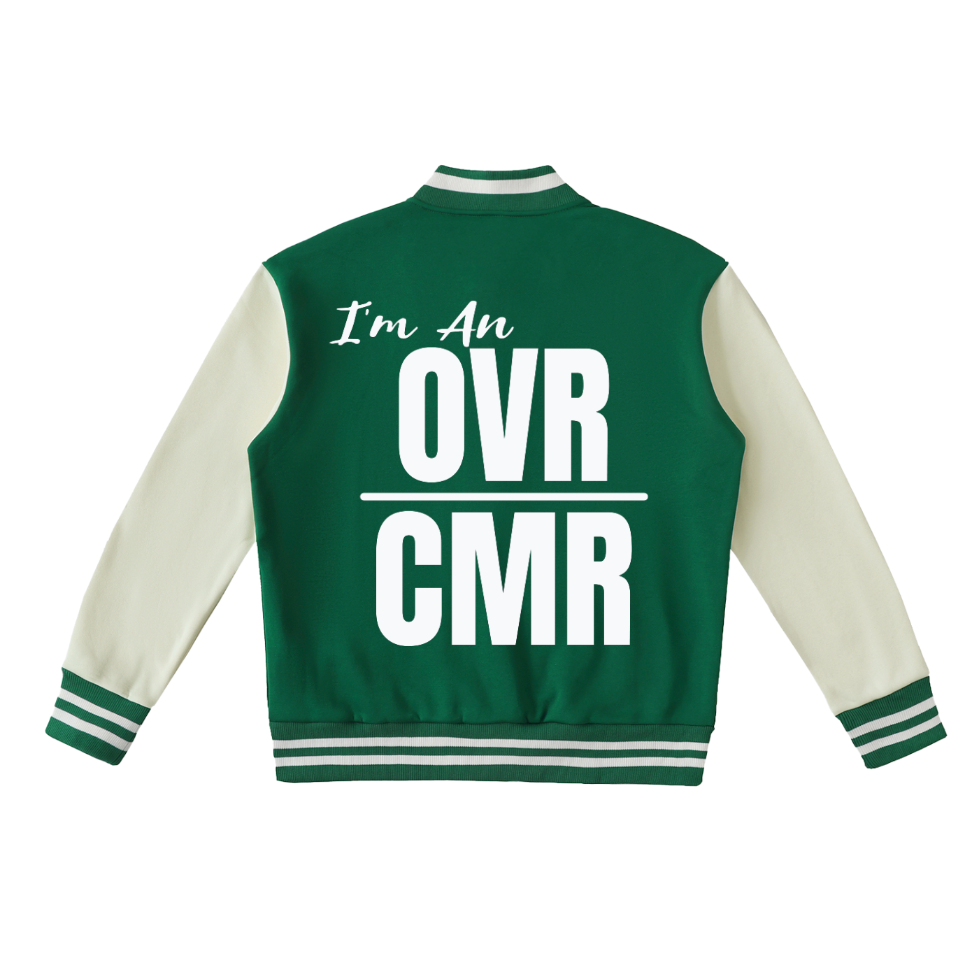 Overcomers Worship — Two-Tone Fleece Varsity Jacket