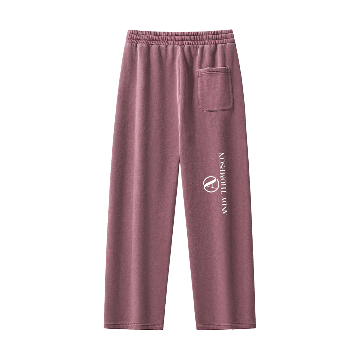 Frayed Enzyme Washed Fleece Sweatpants