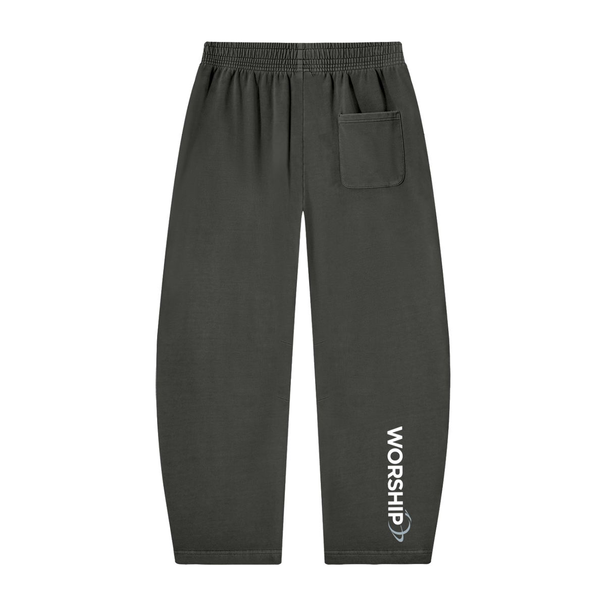 Overcomers Worship Vintage Washed Barrel Leg Sweatpants